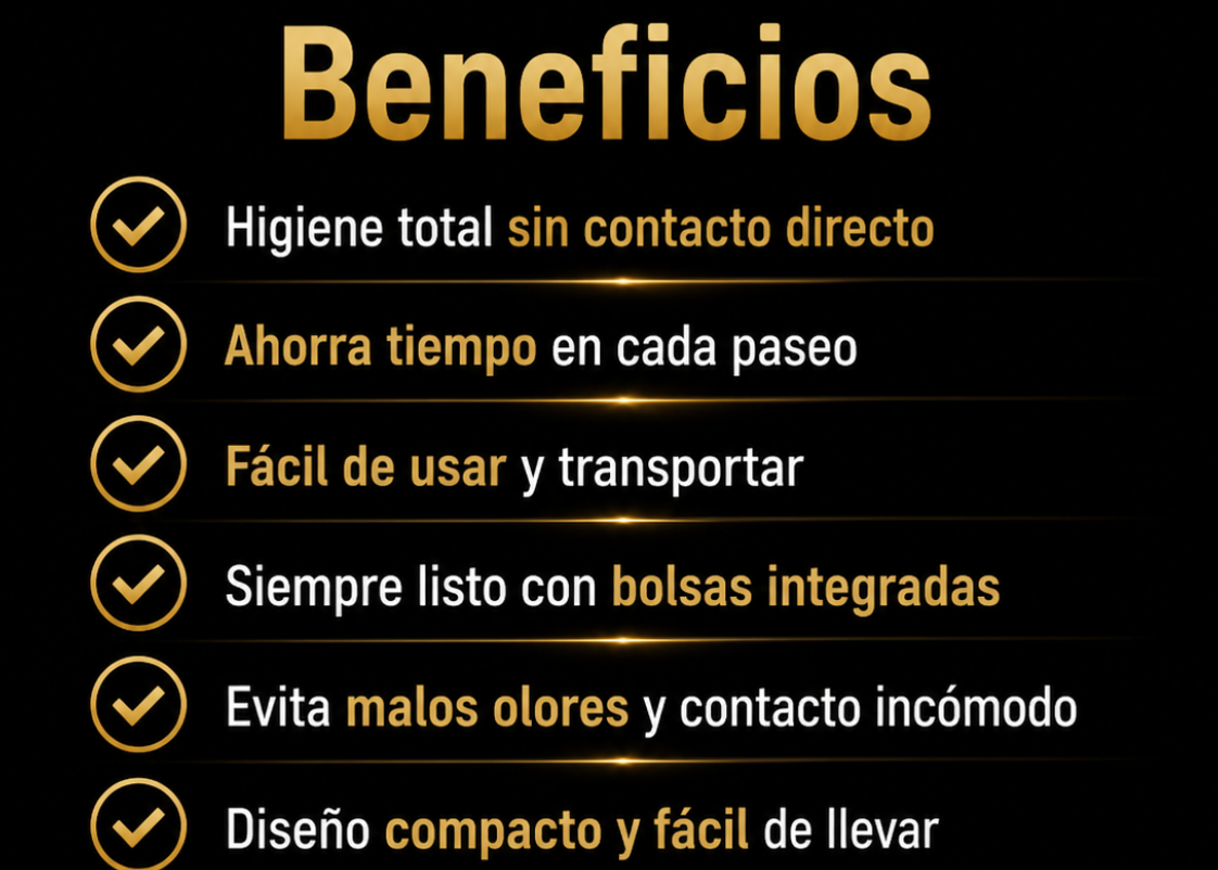 PaseoClean - Higiene total y ahorro de tiempo en cada paseo.
