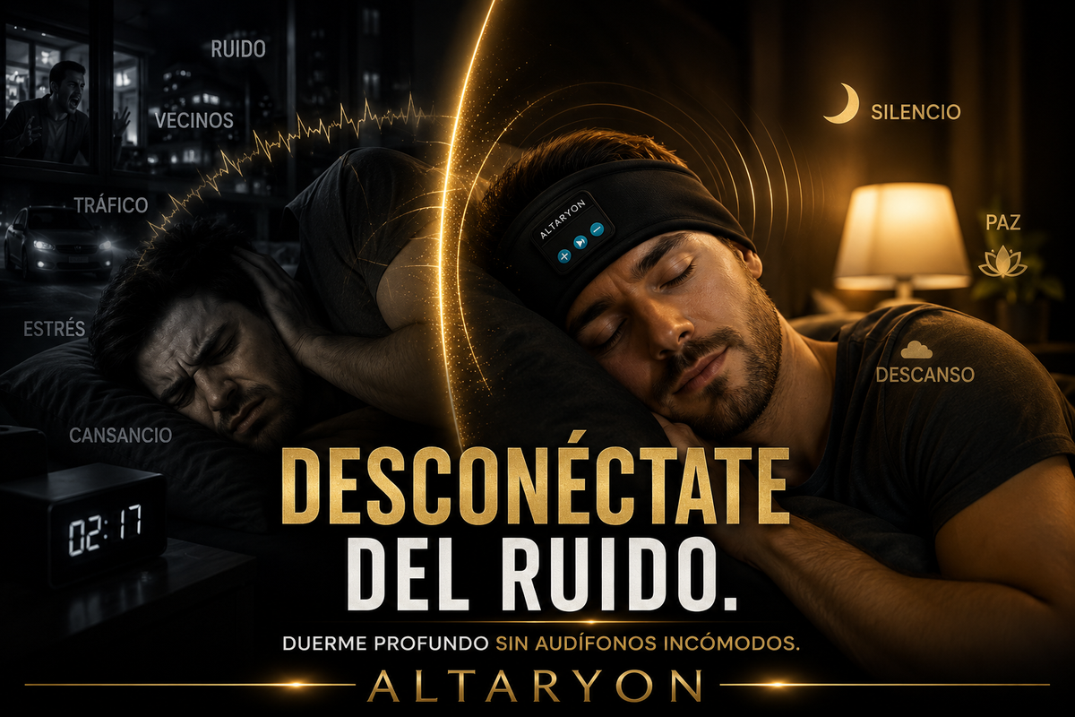 Banda Bluetooth Multifuncional – Duerme Mejor y Entrena Sin Molestias