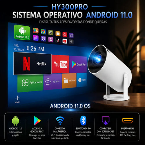 CinemaPro™ | Convierte Cualquier Espacio en un Cine en Casa